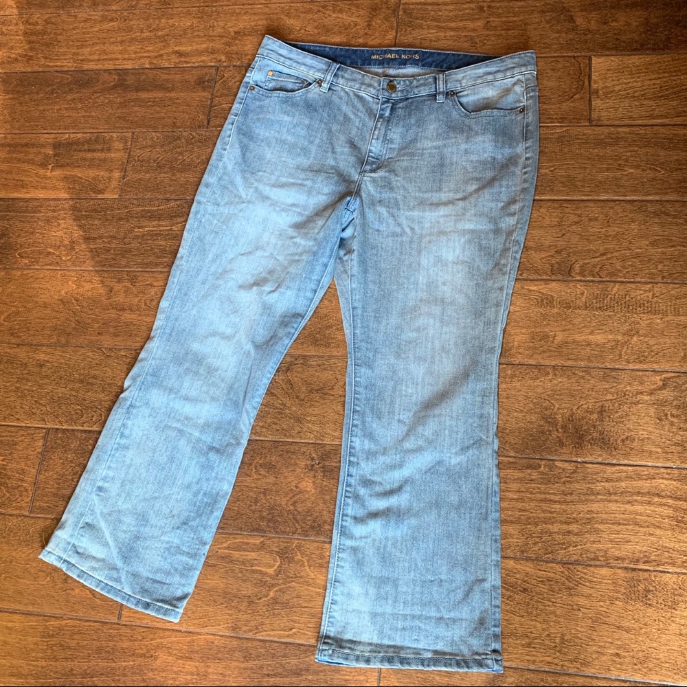 Michael Kors Cropped Light Wash Jeans, 12 EUC